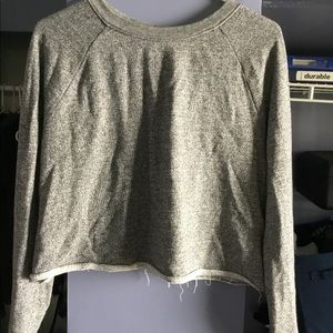 Sweater crop top